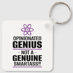 "Hoppad genus...Inte en Äkta Smartass" Nyckelring