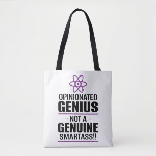"Hoppad genus...Inte en Äkta Smartass" Tygkasse