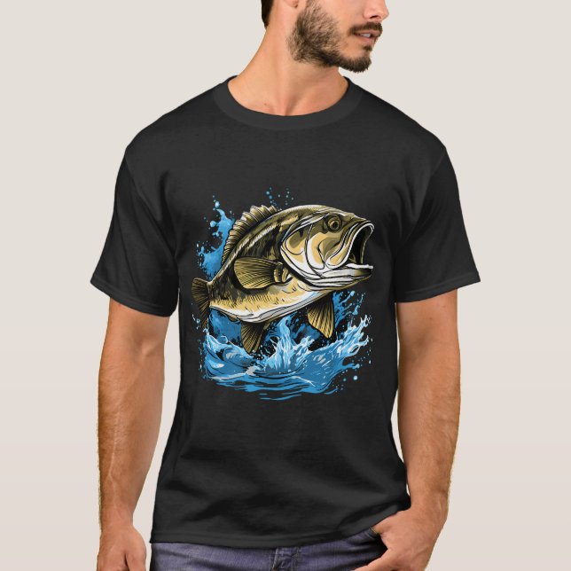 Hoppande bas t shirt (Framsida)