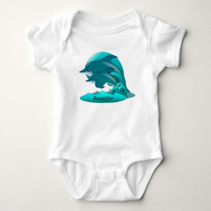 Hoppande delfiner t shirt