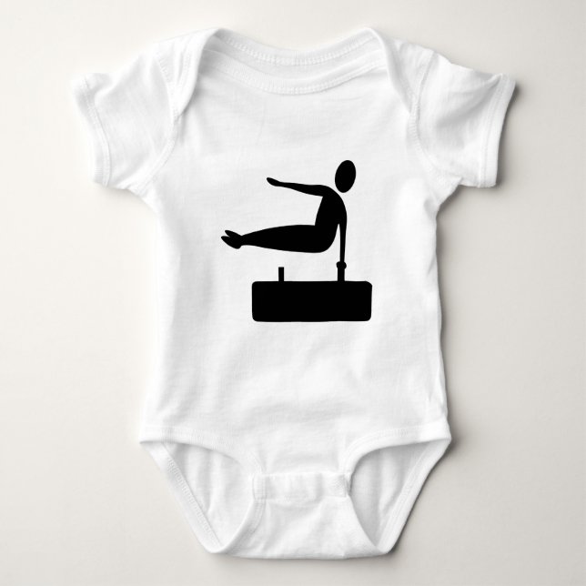 Hoppande figur - Svart T Shirt (Framsida)
