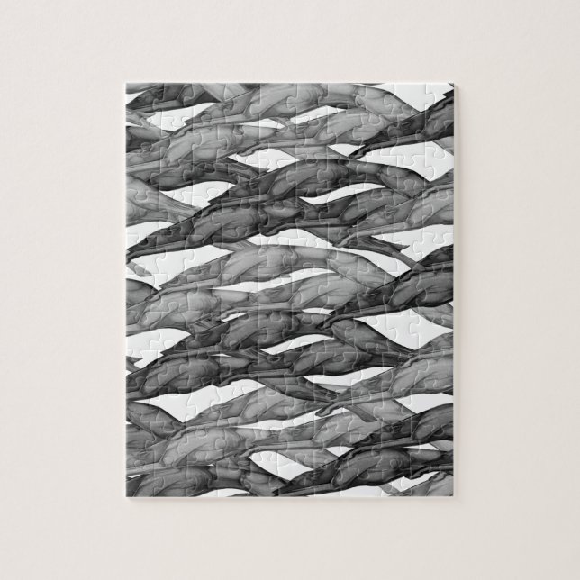 Hoppande Greyhounds Pussel (Vertikal)