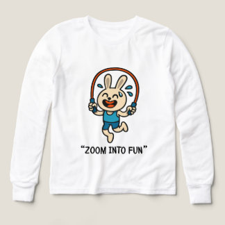“Hoppande kul med kaninmask – Barn T-shirt” T Shirt