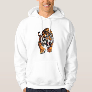 Hoppande tiger hoodie