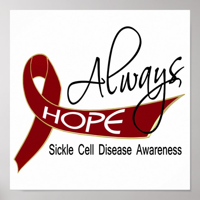 Hoppar alltid att sickle Cell Disease Poster (Framsidan)