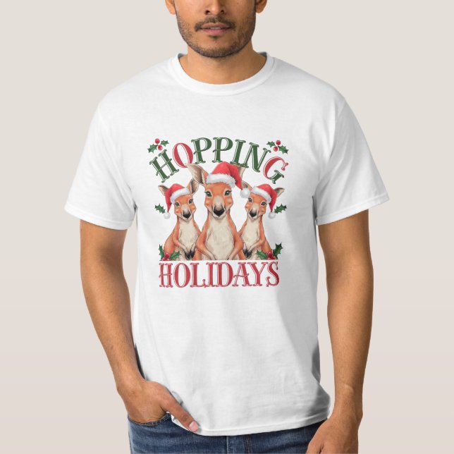 Hoppar Helgdagar T Shirt (Framsida)