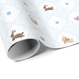Hoppar in i Vår - blå Presentpapper