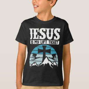 Hoppar över varning: Jag skör din egen risk Skie T Shirt
