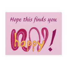 Hoppas att det här hittar dig i lycklig Ditt textv