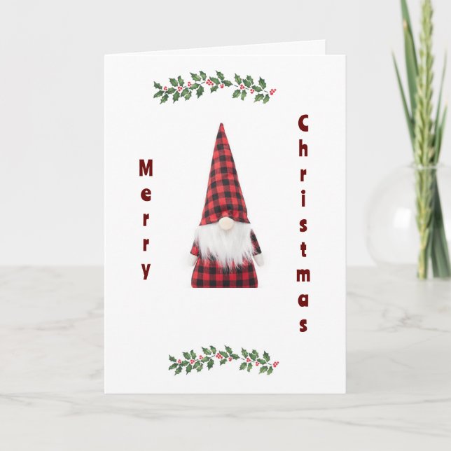 HOPPAS ATT DIN CHRISTMAS ÄR "HAPPIEST"-HELGDAG HELGKORT (Framsida)
