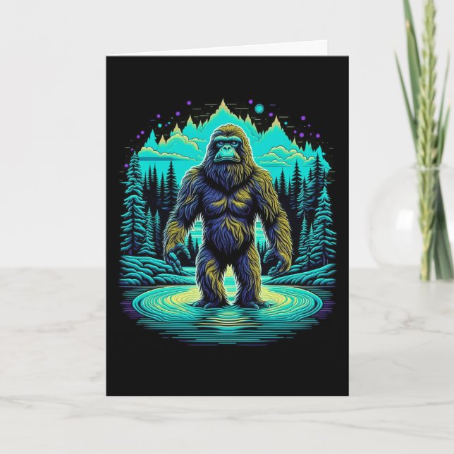 Hoppas att din födelsedag är Legendary Bigfoot Kort (Framsida)
