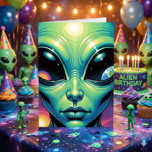 Hoppas att din födelsedag är något annat Alien Kort