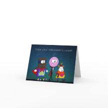 Hoppas att din Halloween har ett sött kort