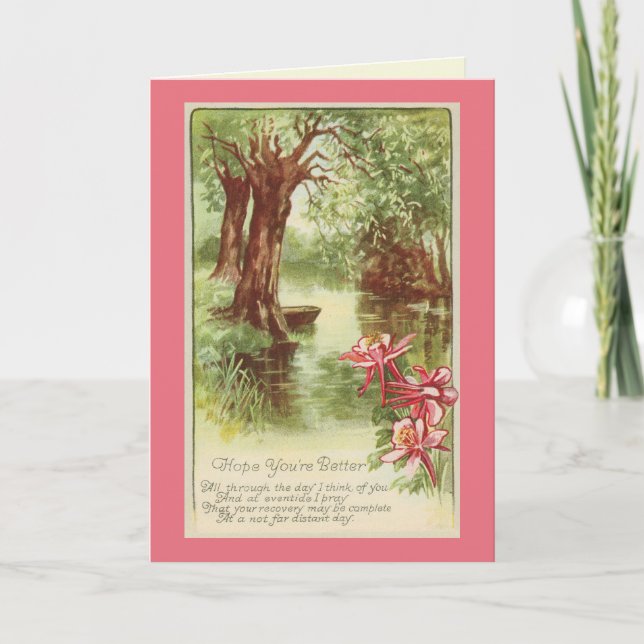 Hoppas att du är bättre kort (Framsida)