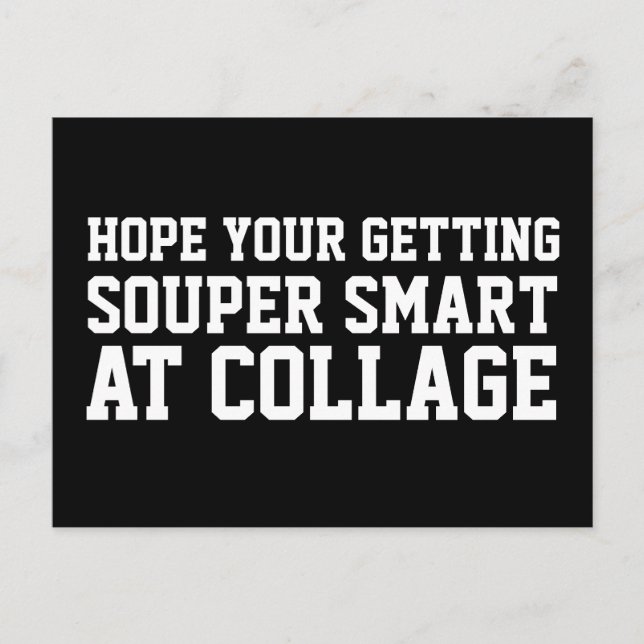 Hoppas att du får smart vykort (Framsida)