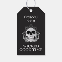 Hoppas att du hade en Wicked Bra Time Halloween Presentetikett