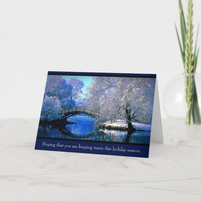 Hoppas att du håller varm... helgkort (Framsida)