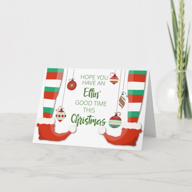 Hoppas att du har en elfin bra. kort (Framsida)