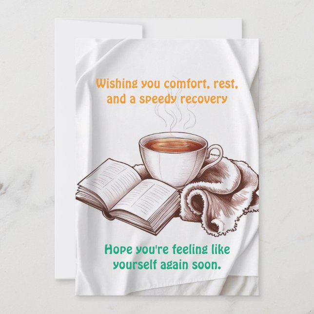 Hoppas att du känner dig som dig själv igen inbjudningar (Framsida)