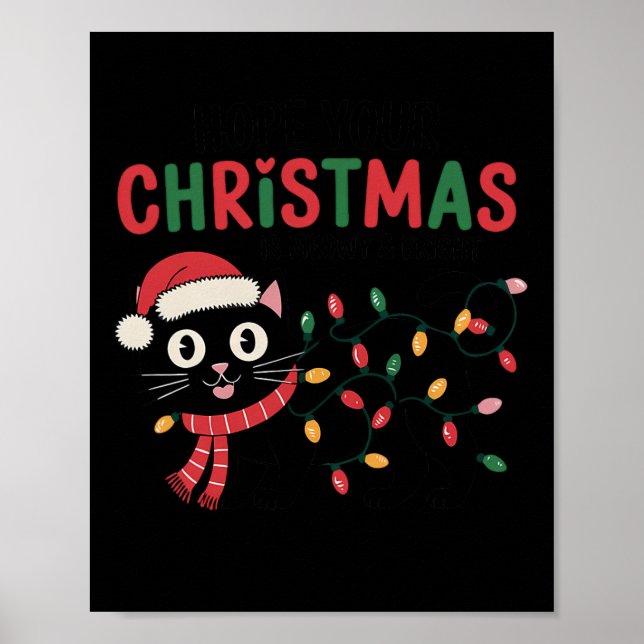 Hoppas att julen är mörk och snygg. poster (Framsidan)