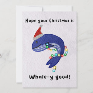Hoppas att julen är Whale-y bra!