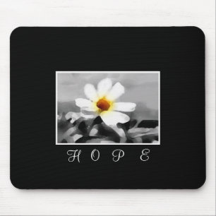 Hoppas blommigt mousserande musmatta