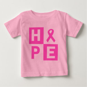 Hoppas bröstcancermedvetenhet t-shirt