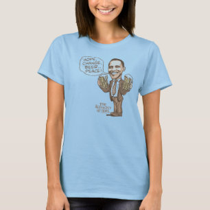 Hoppas, byt, öl.. Peace Barack Obama Tee