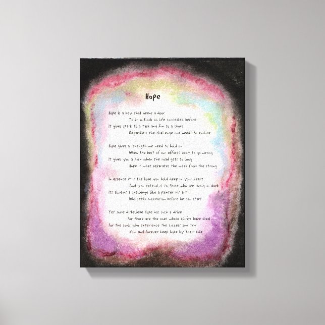 Hoppas Canvastryck (Framsida)