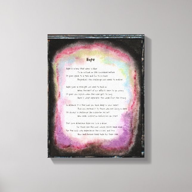 Hoppas Canvastryck (Framsida)