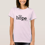 Hoppas detta är året - förlovning t-shirt<br><div class="desc">Ge sig som antyder lite att du hoppas för något som är sparkly detta kommande år!</div>