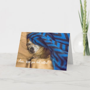 Hoppas dig det bättre hälsningkortet för kort