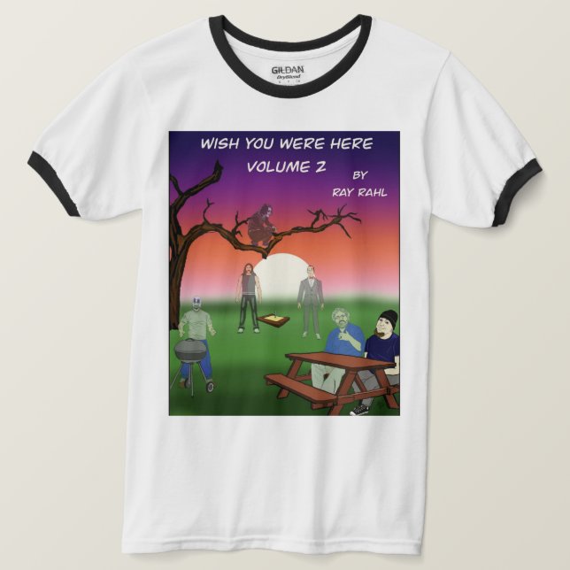 Hoppas du är här 2 Ringer T-Shirt (Design framsida)