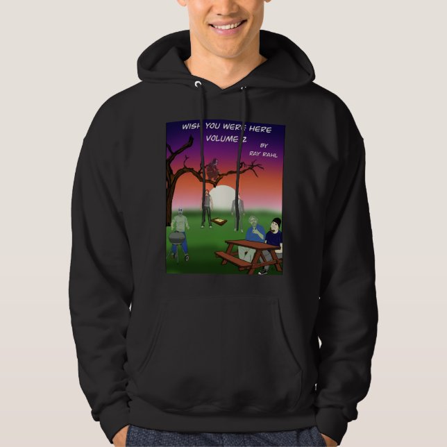 Hoppas du är här 2 Tröja med huva Hoodie (Framsida)