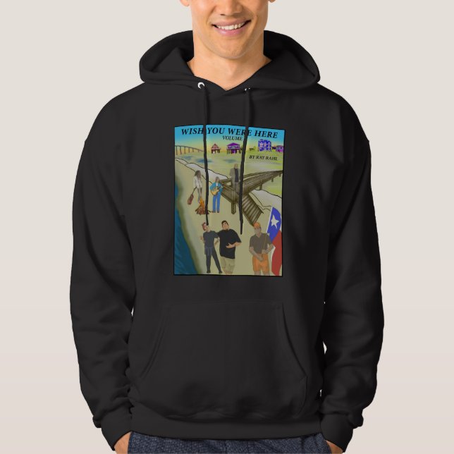 Hoppas du är här 3 Tröja med huva Hoodie (Framsida)