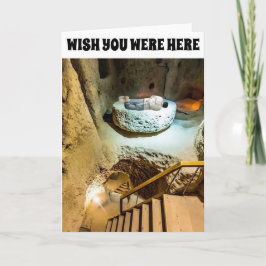 Hoppas du är här. kort