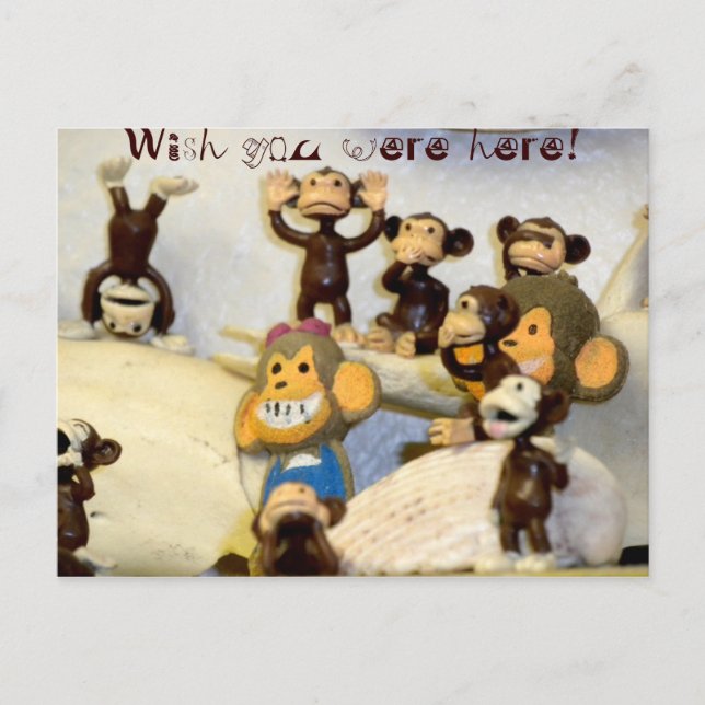 Hoppas du är här! vykort (Framsida)