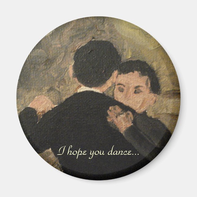 Hoppas du dansar magnet (Framsidan)