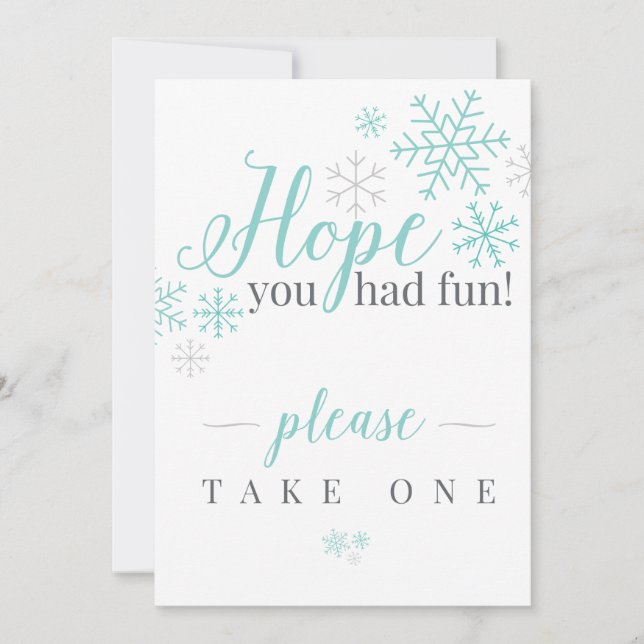 Hoppas du hade kul inbjudningar (Framsida)