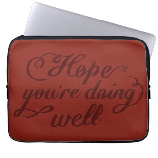 Hoppas Du Mår Bra iPad-fodral Laptop Fodral