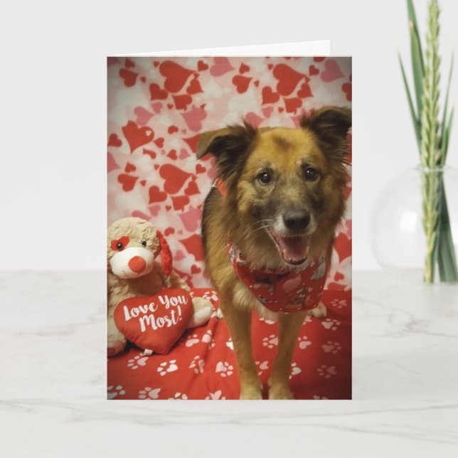 **HOPPAS DU SÄGER JA TILL MIN FRÅGA** VALENTINE KORT (Framsida)