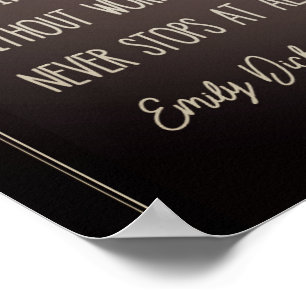 HOPPAS EN Sak MED Fjädrar Poster