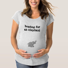 hoppas för en elefant tee shirt