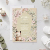 Hoppas med glädje Grodyngel flicka Baby Shower