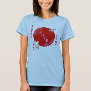 hoppas och be för Japan Tee Shirt