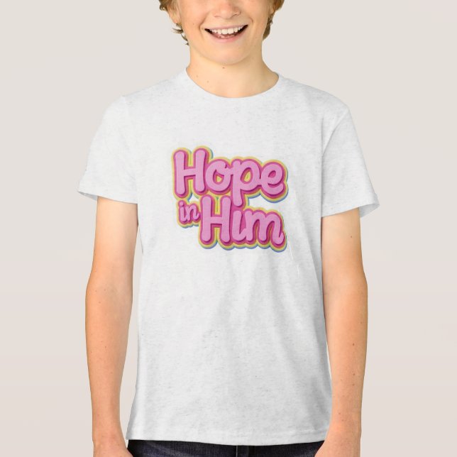 Hoppas på honom t shirt (Framsida)