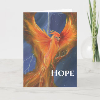 Hoppas Stigning Phoenix-kort Helgkort