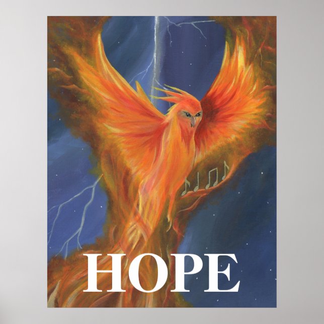 Hoppas Stigning Phoenix Poster (Framsidan)