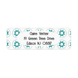 Hoppas upprepa returadress etikett