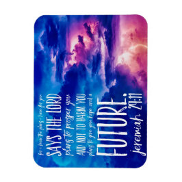 Hoppas välmående Bible Verse Christian Scripture Magnet